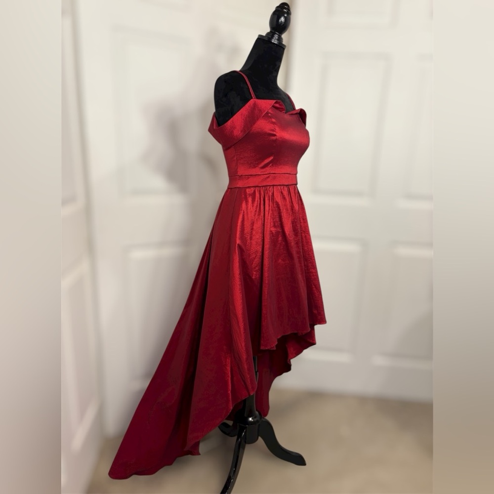 Size 5/6 semi formal red high-low dress